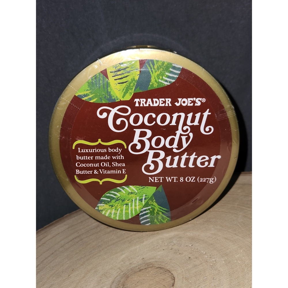 Trader Joe's Coconut Body Butter Coconut Oil, Shea Butter & Vitamin E, 8 oz
